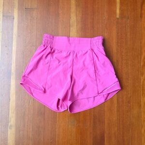 Lululemon Athletica Vibrant Pink Athletic Shorts